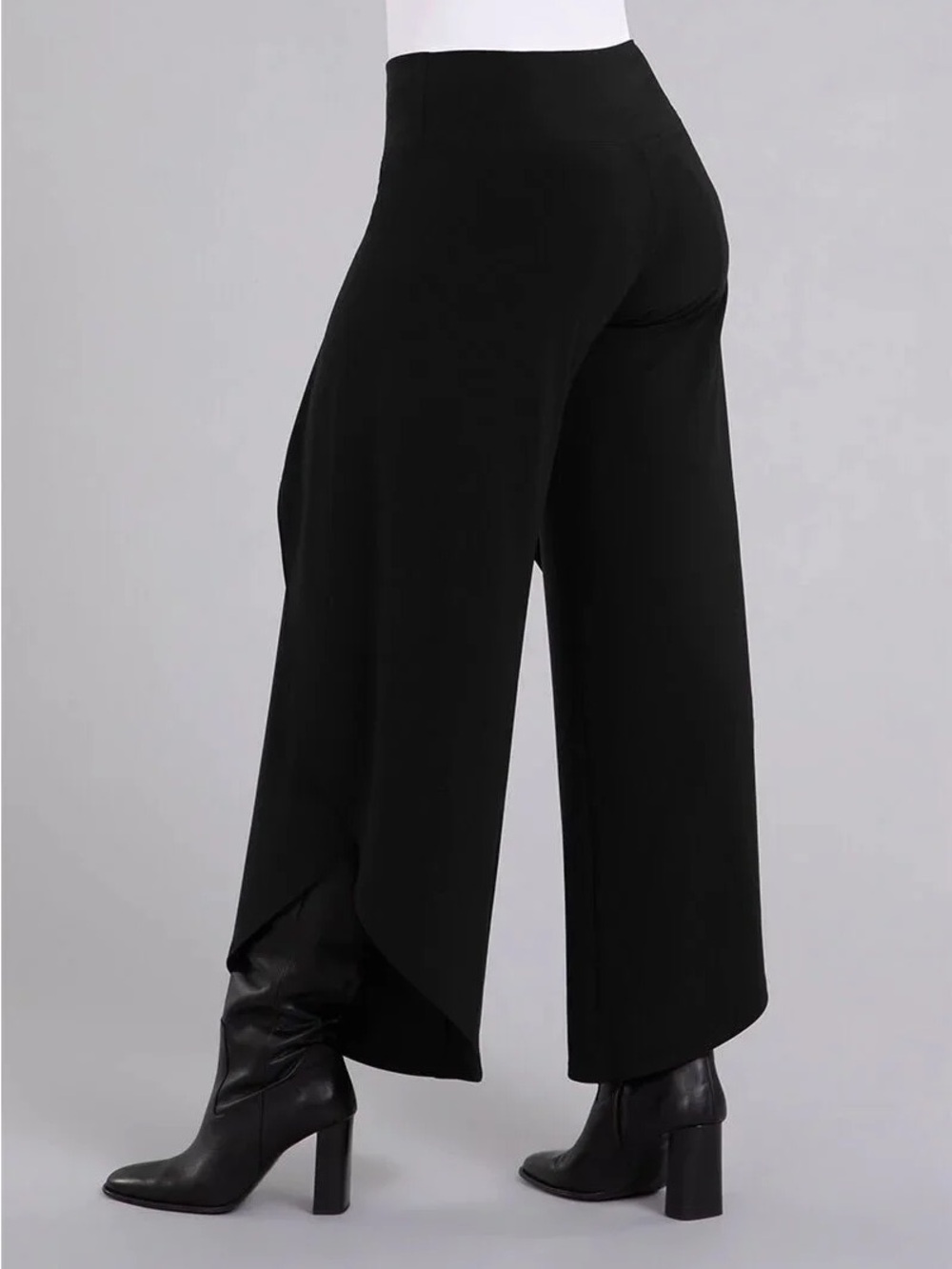 Sympli Rapt Pant Black Women’s Size 10 Laganlook Wide Leg Culotte Capris Crop - Picture 2 of 8